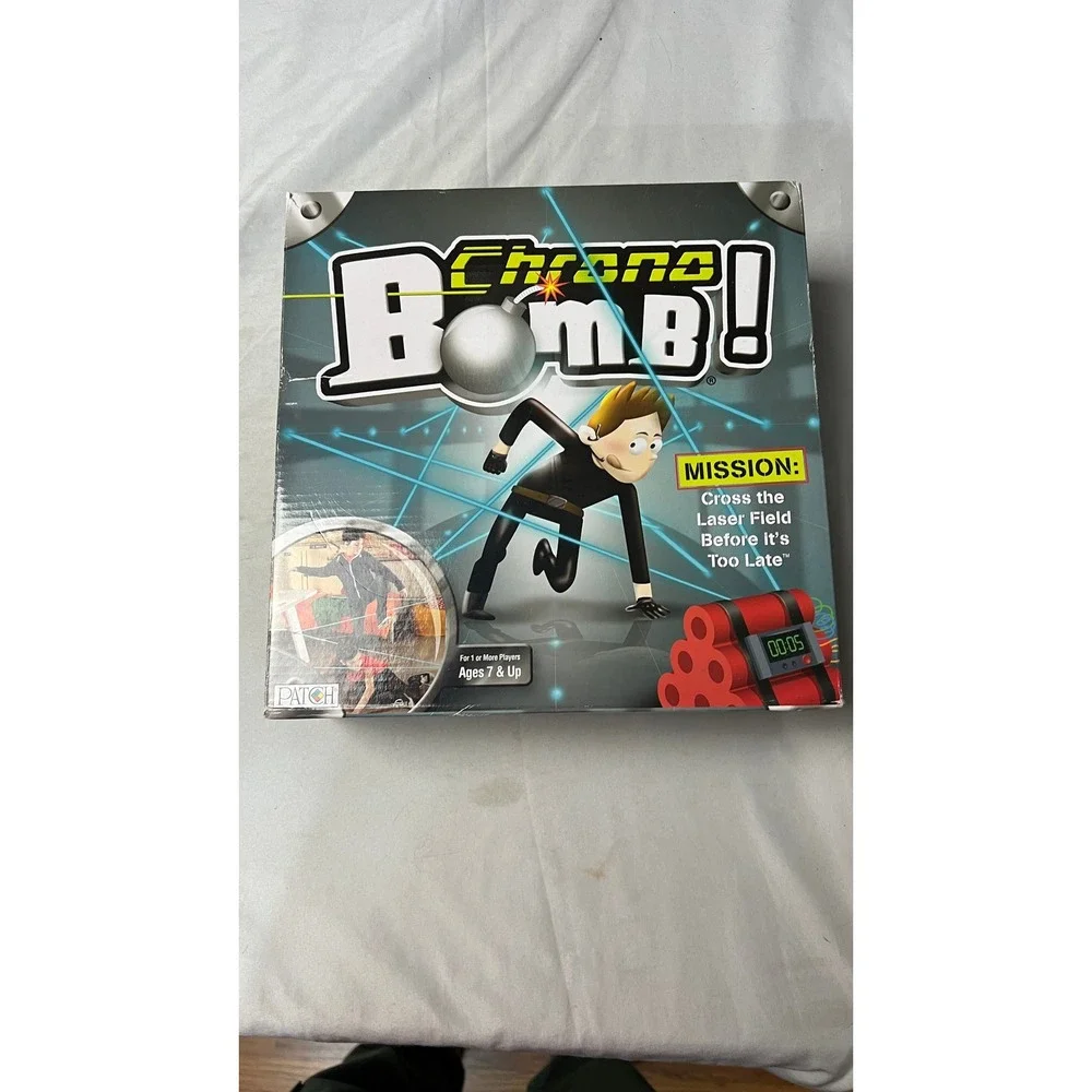 Patch Products Chrono Bomb Laser Field Mission Action Game Spy Theme ages 7+‎
